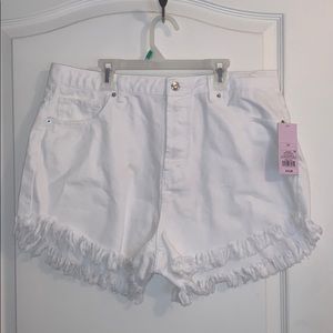 NEW White Denim Shorts